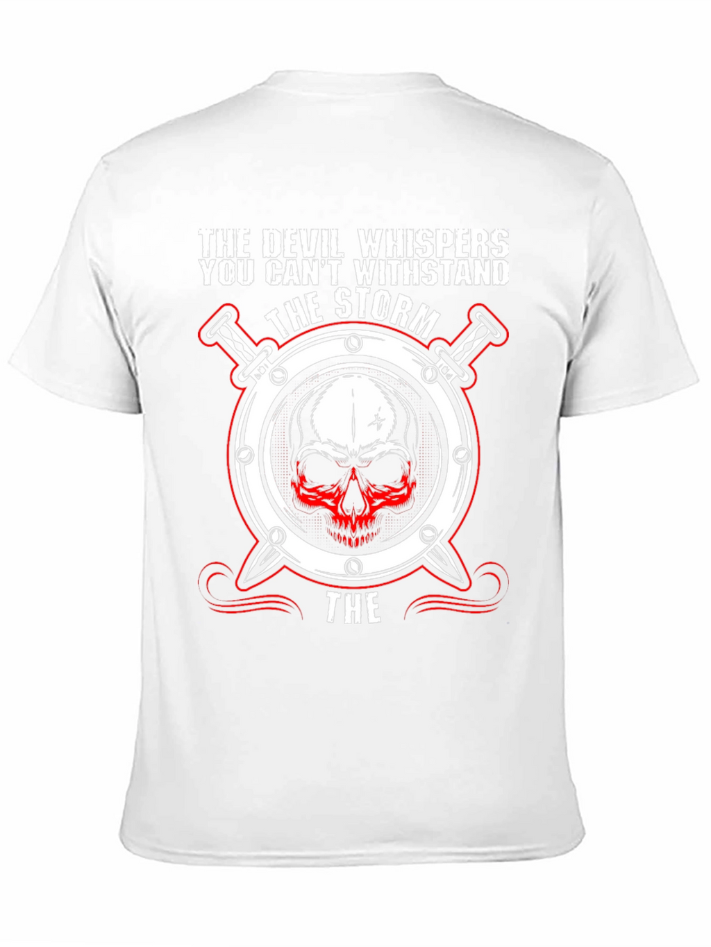 The Devil Whispers Graphic T-Shirt - Black