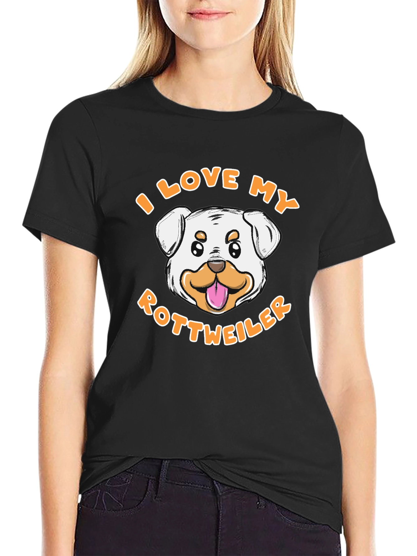 I Love My Rottweiler T-Shirt - Dog Lover Tee