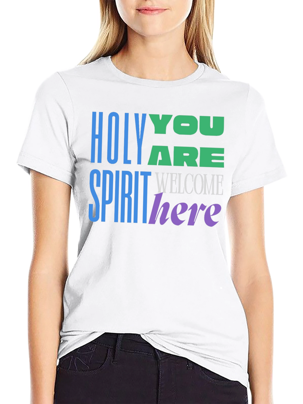 Holy Spirit Welcome Here Graphic T-Shirt