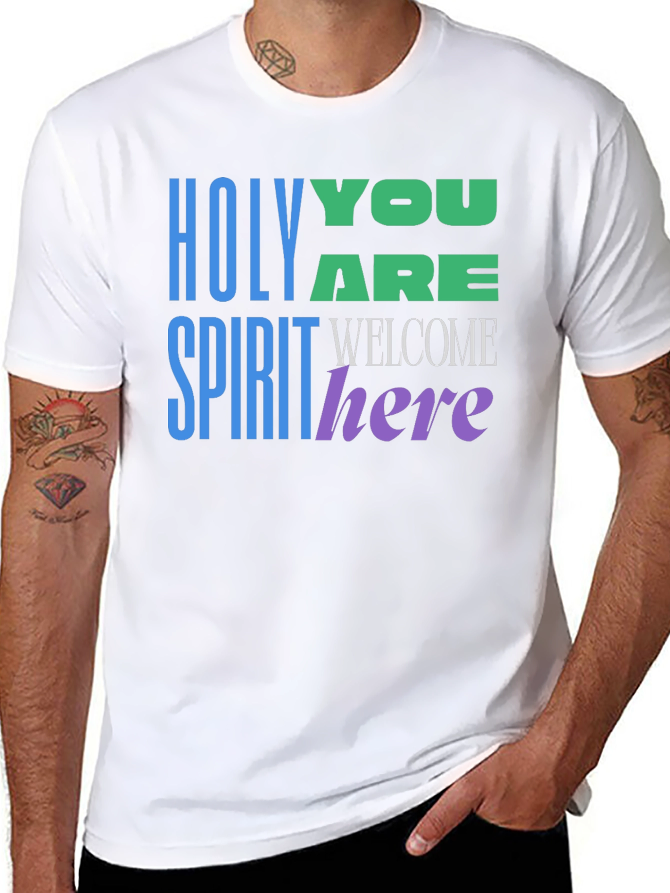 Holy Spirit Welcome Here Graphic T-Shirt