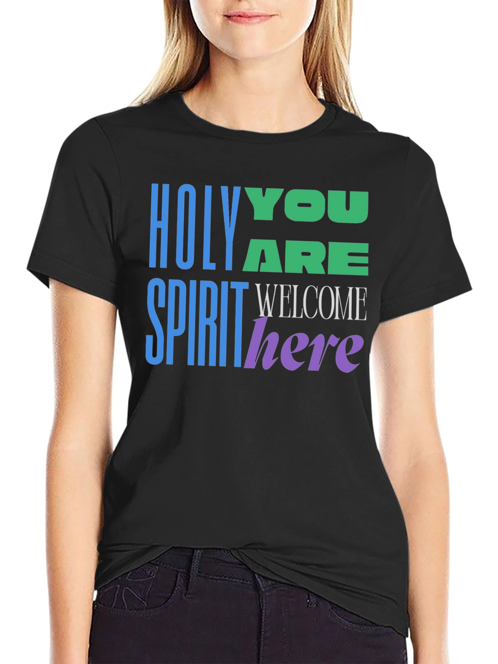 Holy Spirit Welcome Here Graphic T-Shirt