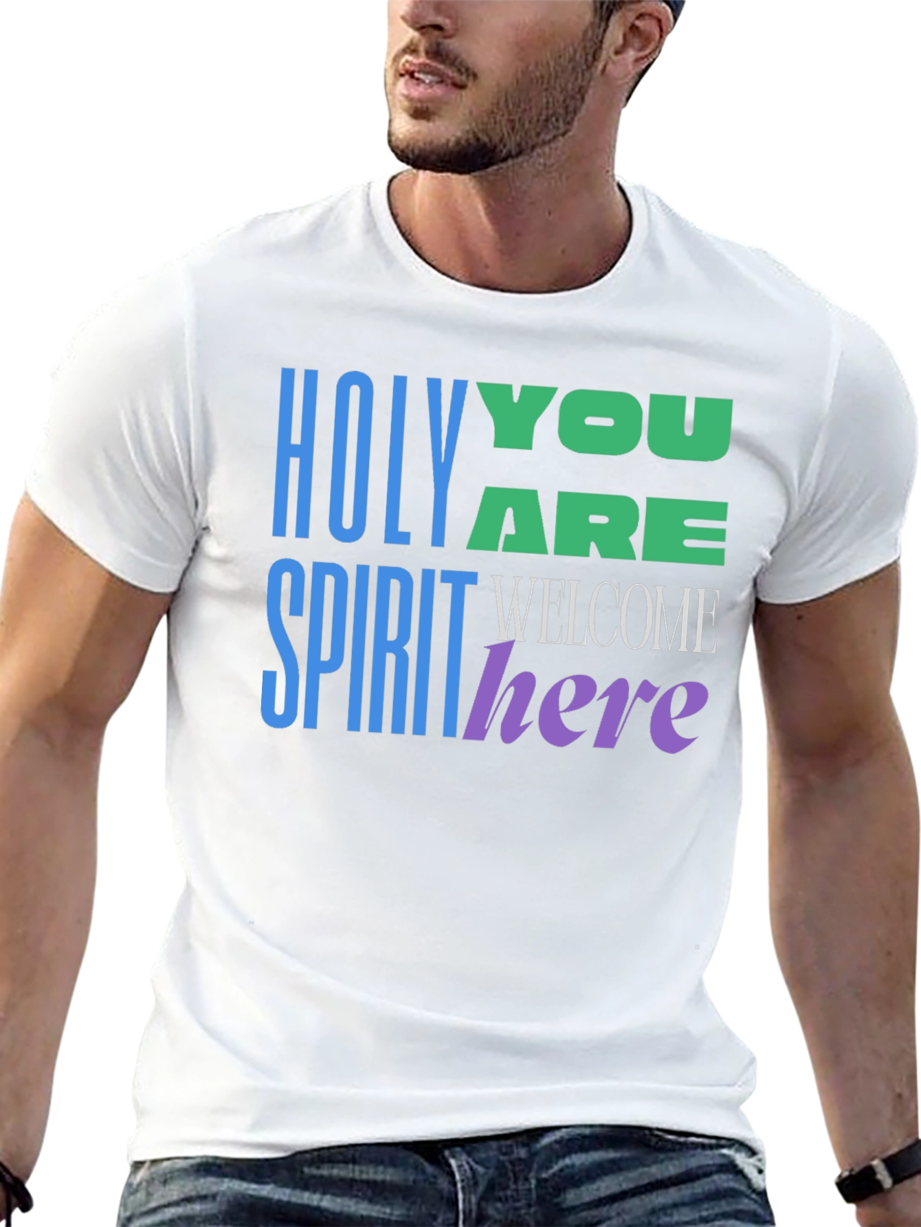 Holy Spirit Welcome Here Graphic T-Shirt