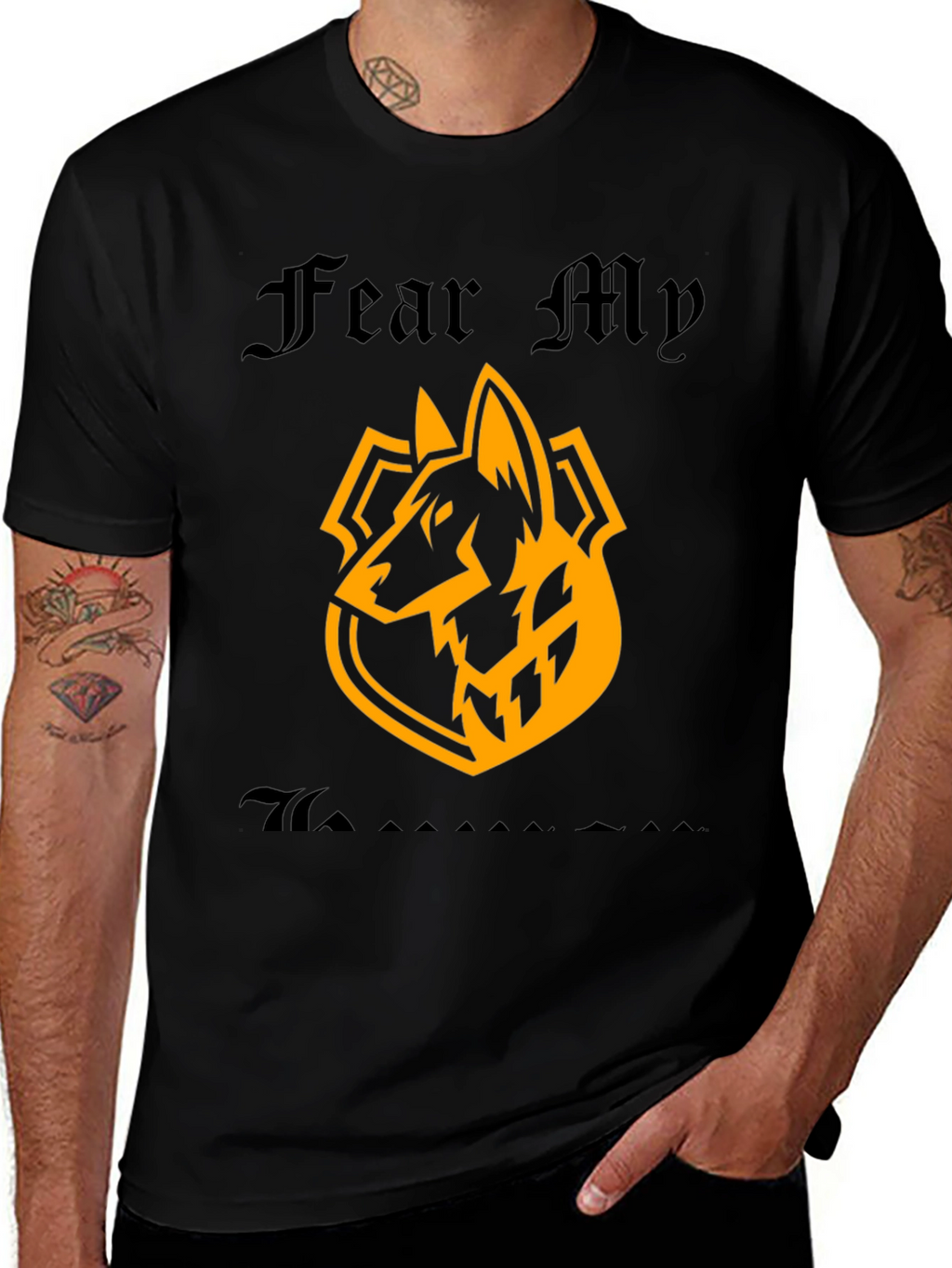 Fear My Warrior Graphic T-Shirt