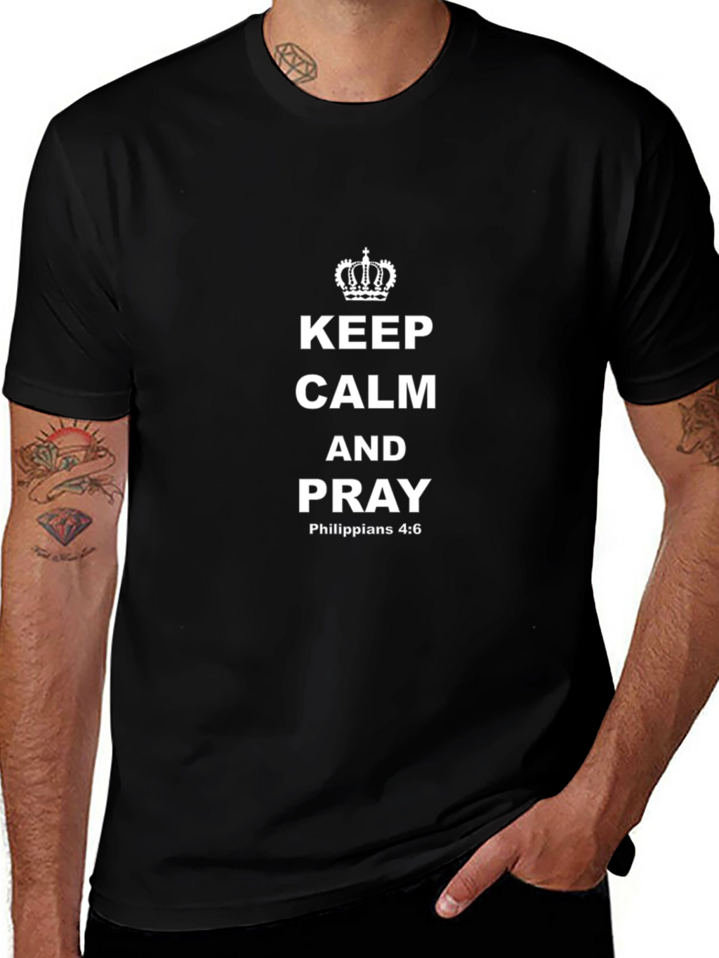 Keep Calm & Pray T-Shirt: Philippians 4:6