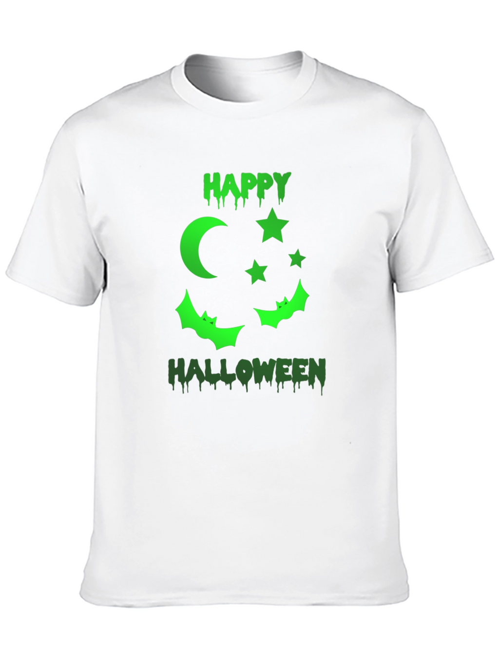 Happy Halloween Graphic T-Shirt - Black
