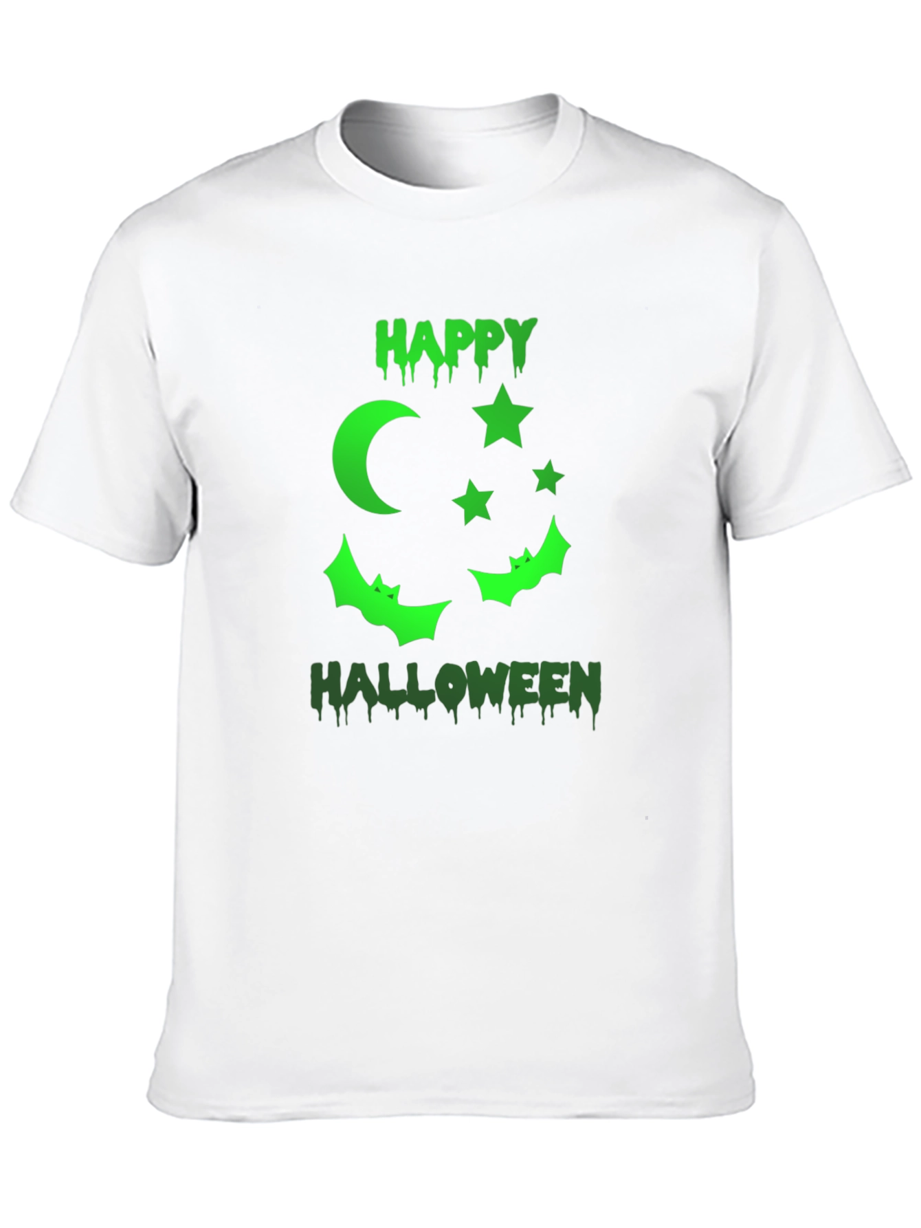 Happy Halloween Graphic T-Shirt - Black