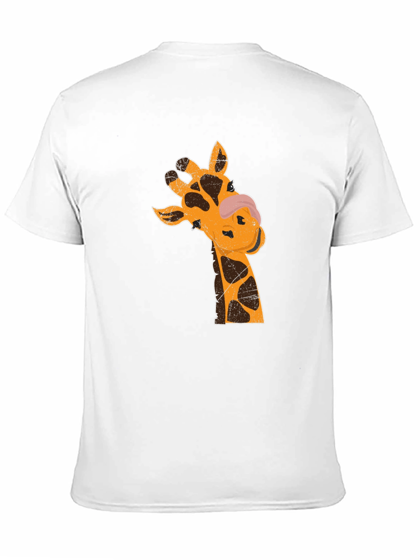 Giraffe Graphic T-Shirt - Black Casual Tee