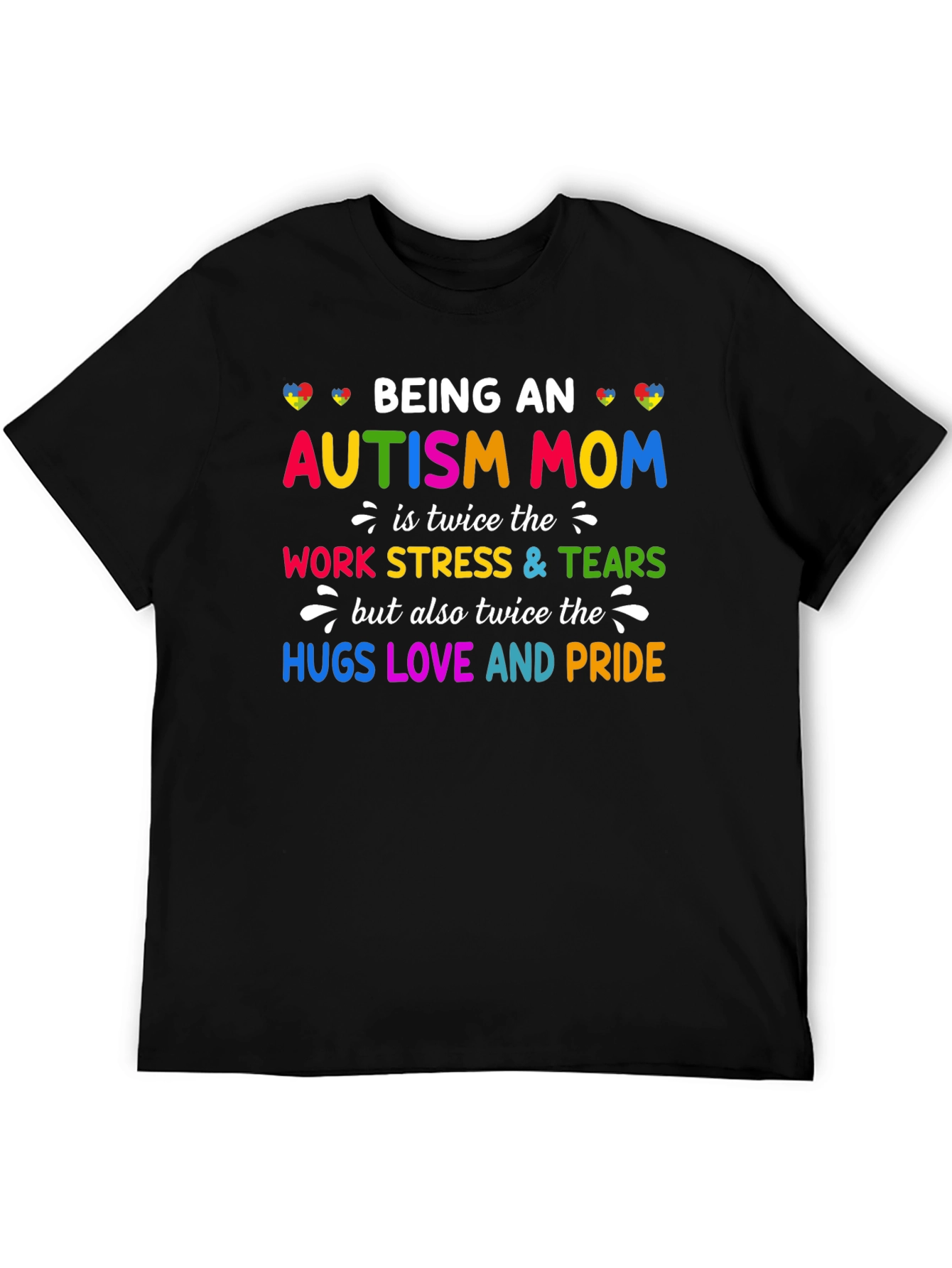 Autism Mom Graphic Tee - Twice the Love and Pride