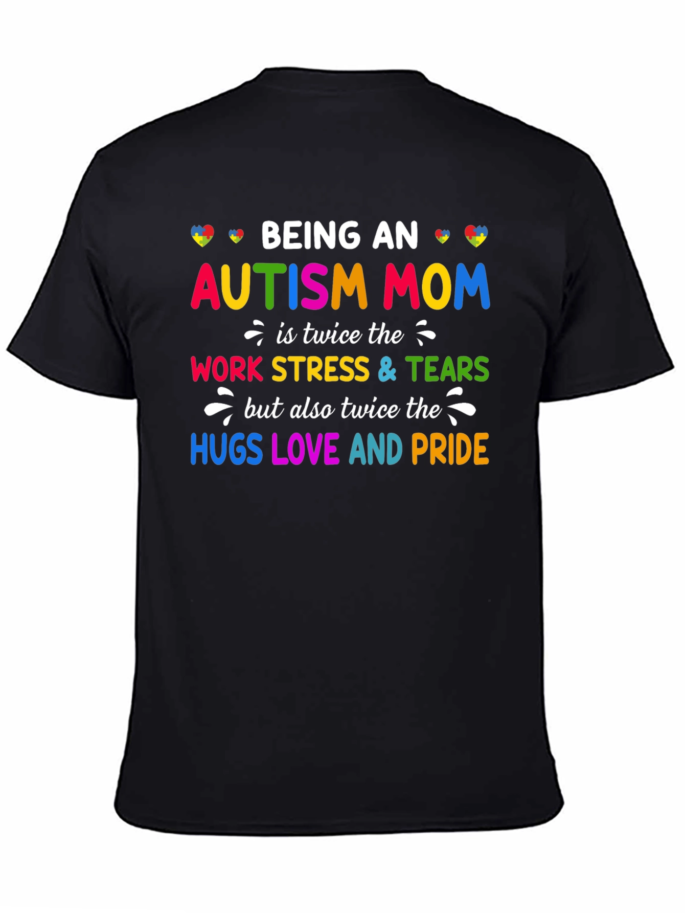 Autism Mom Graphic Tee - Twice the Love and Pride