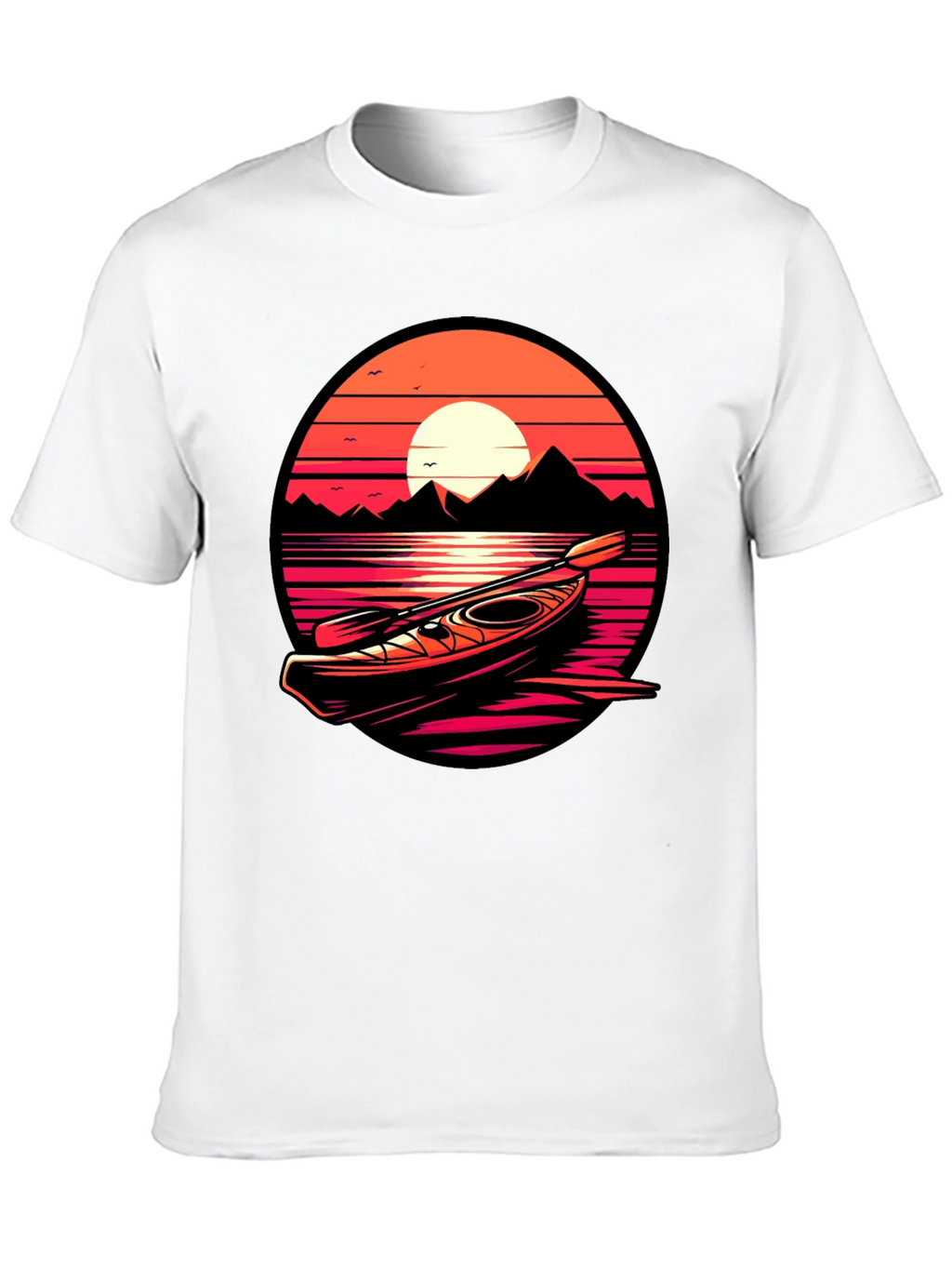 Kayak Sunset Graphic Tee - Adventure Ready!
