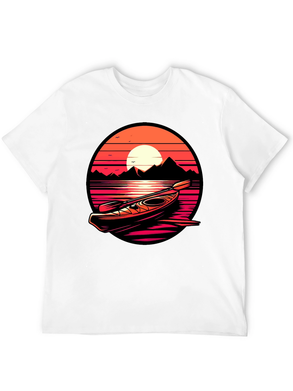 Kayak Sunset Graphic Tee - Adventure Ready!