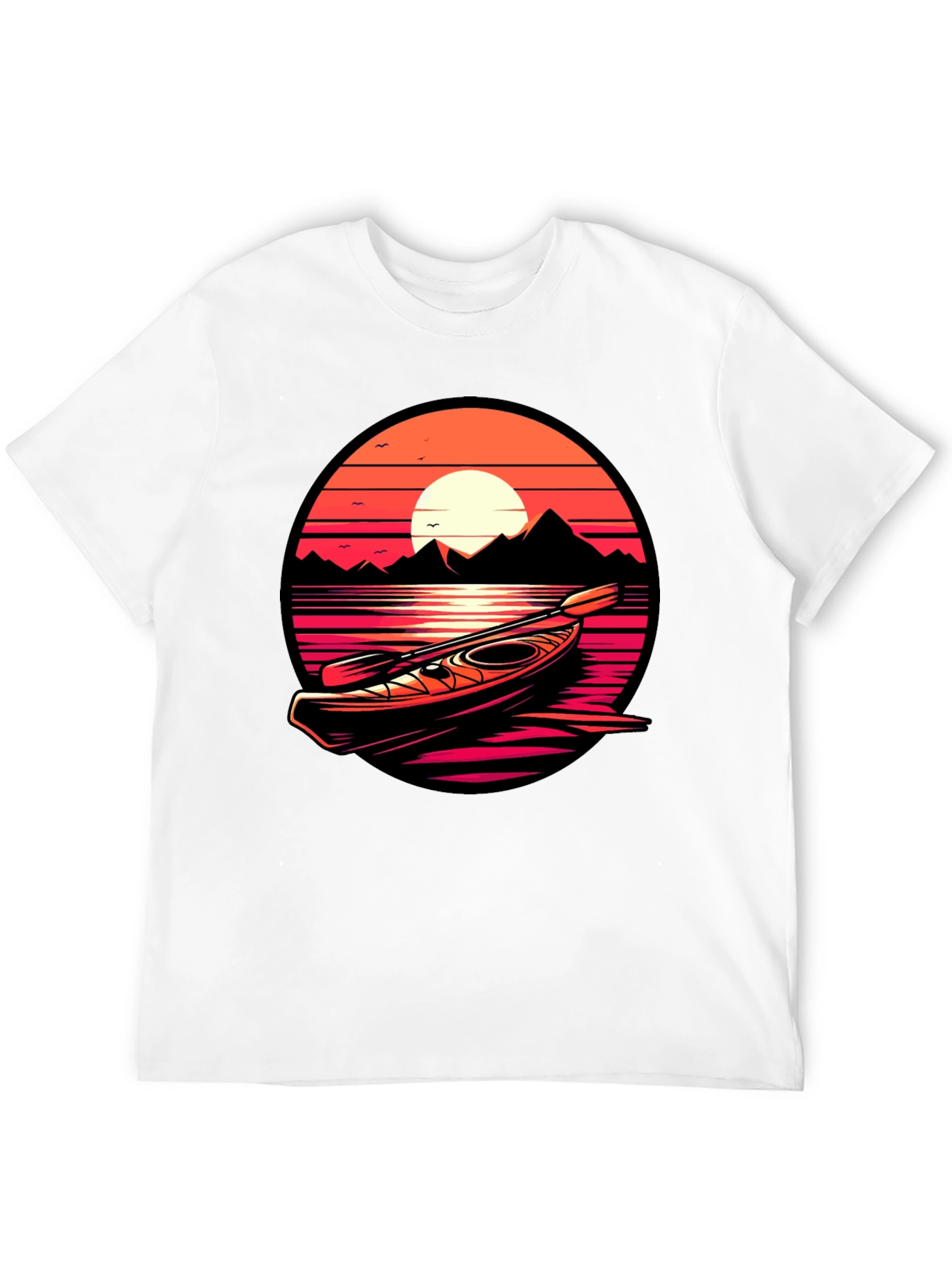 Kayak Sunset Graphic Tee - Adventure Ready!