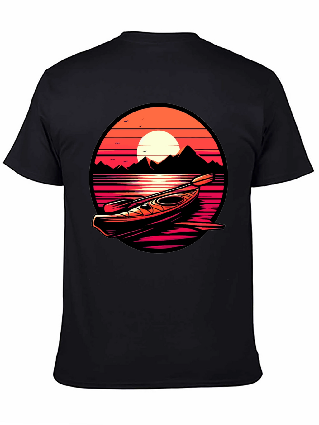 Kayak Sunset Graphic Tee - Adventure Ready!