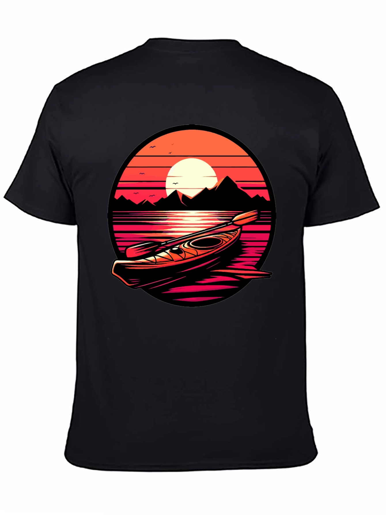 Kayak Sunset Graphic Tee - Adventure Ready!