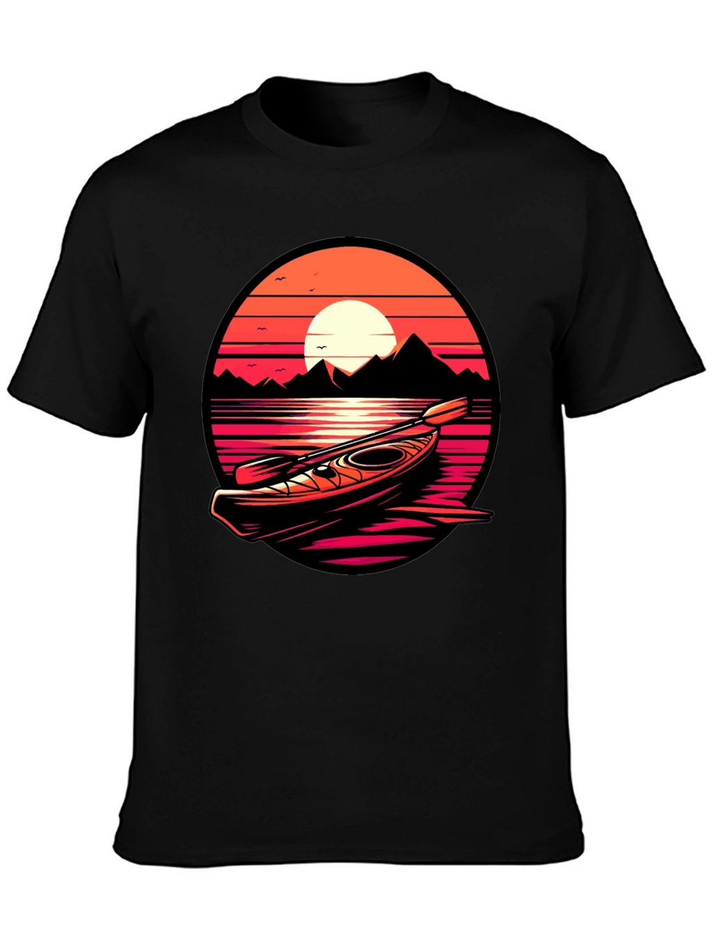 Kayak Sunset Graphic Tee - Adventure Ready!