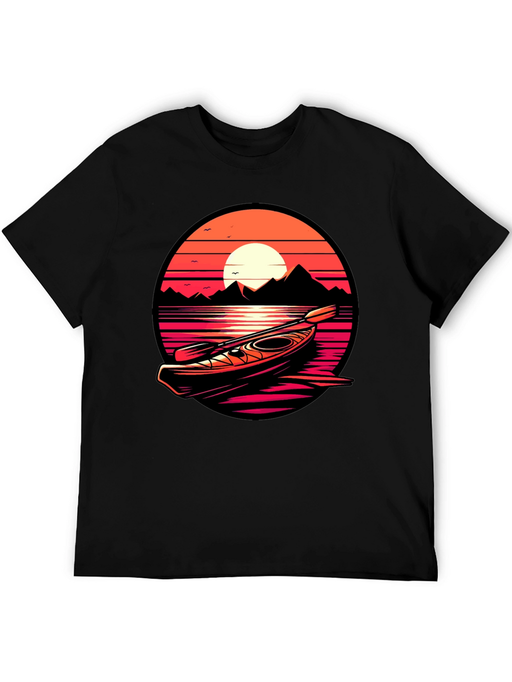 Kayak Sunset Graphic Tee - Adventure Ready!