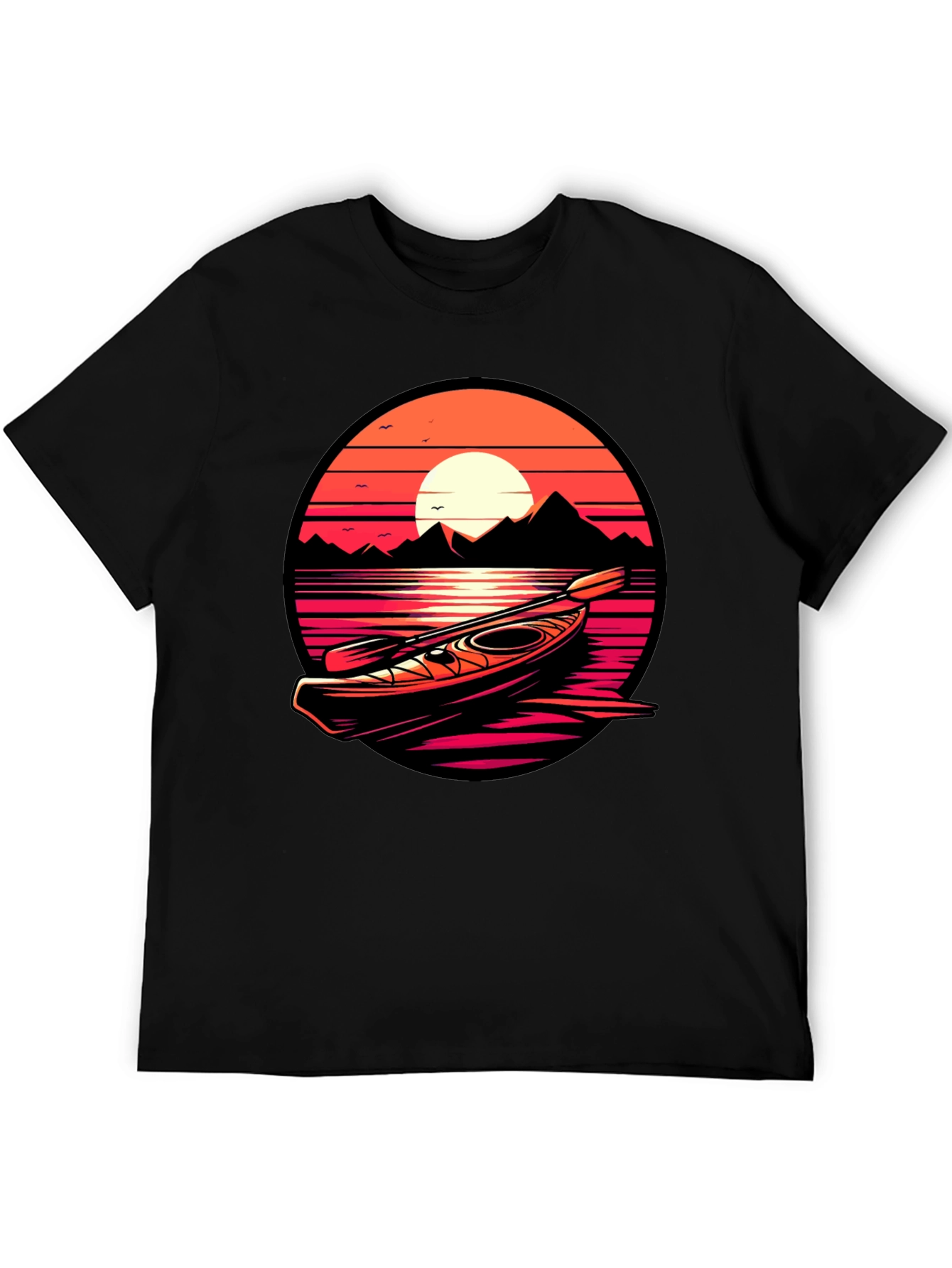 Kayak Sunset Graphic Tee - Adventure Ready!
