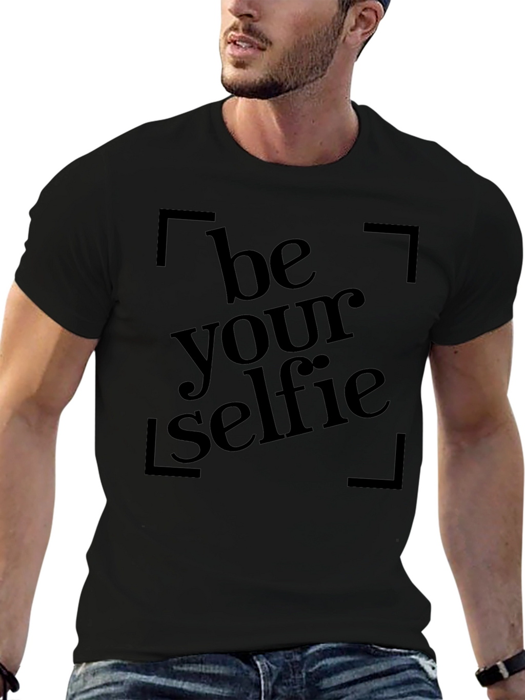 Be Your Selfie Black T-Shirt