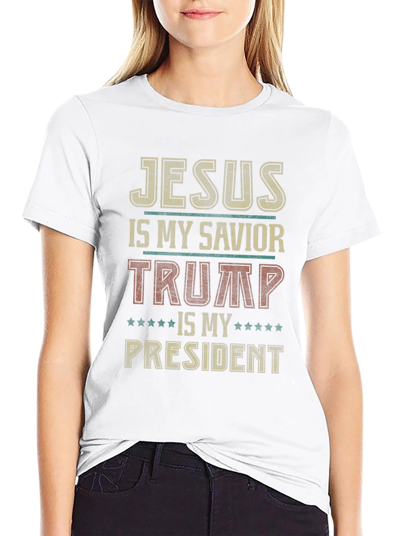 Jesus My Savior Trump My President T-Shirt