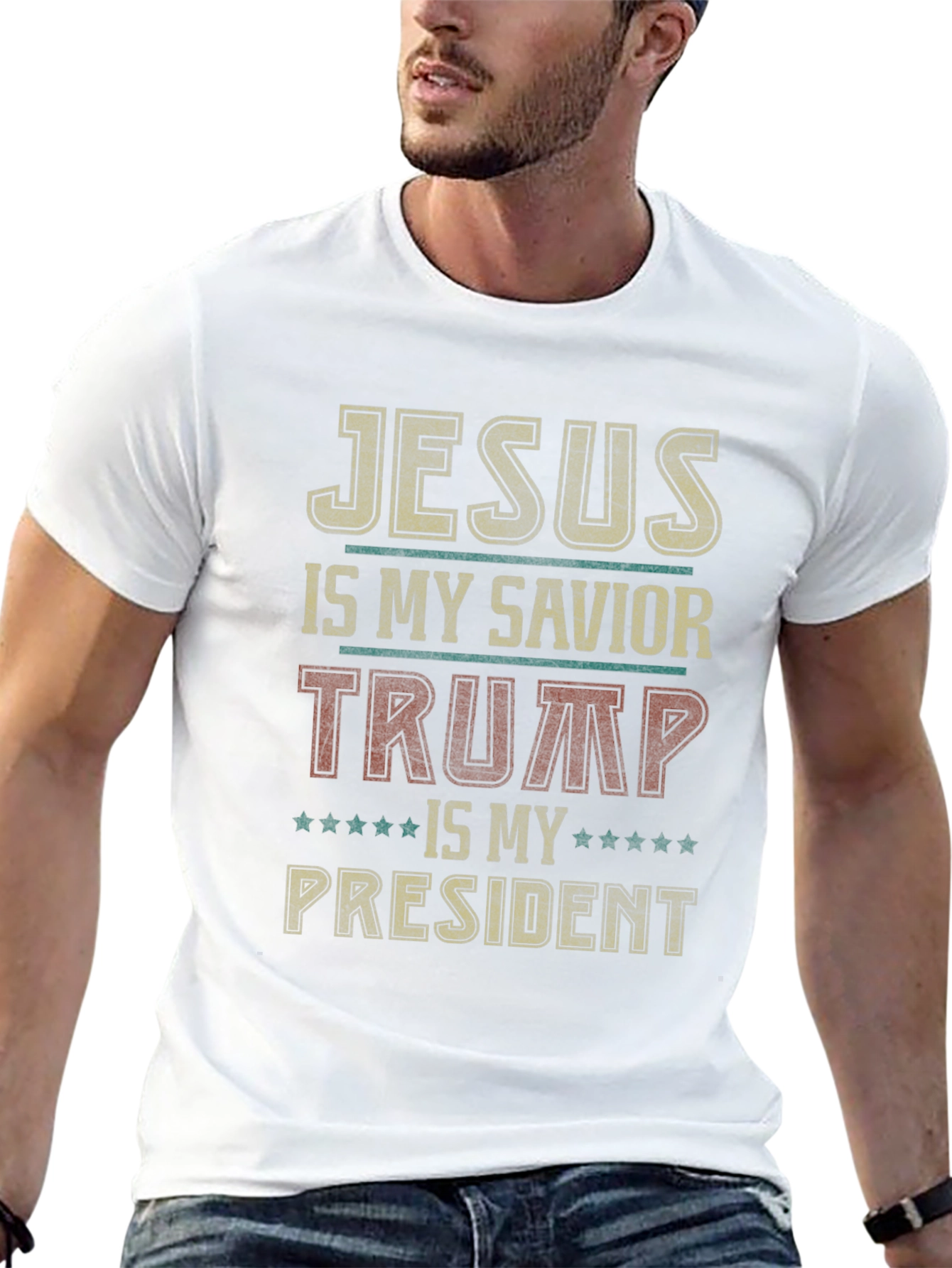 Jesus My Savior Trump My President T-Shirt