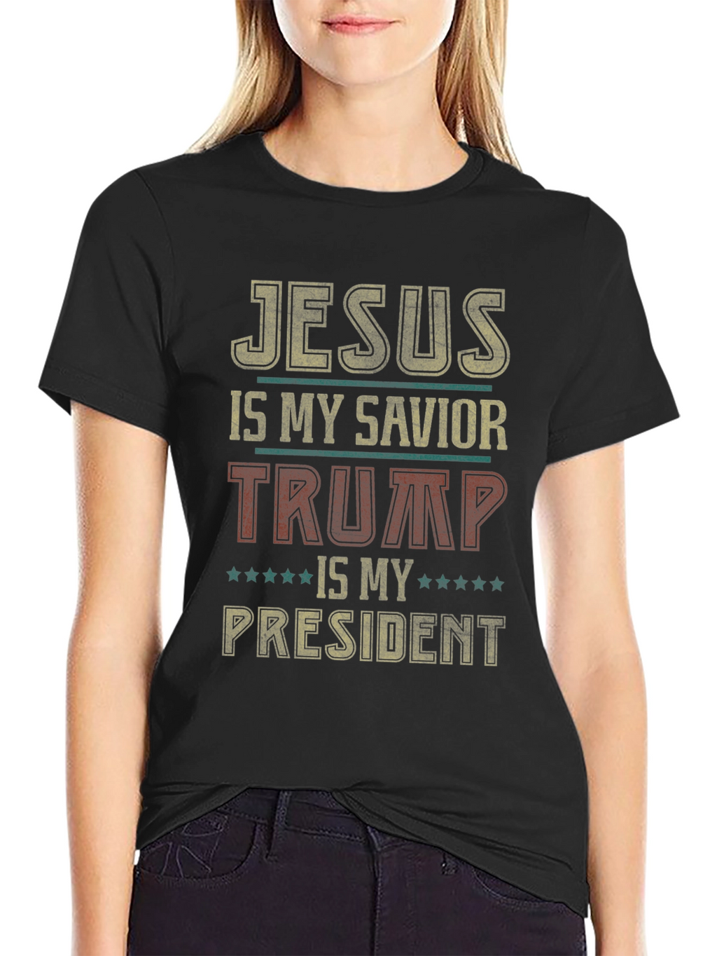 Jesus My Savior Trump My President T-Shirt