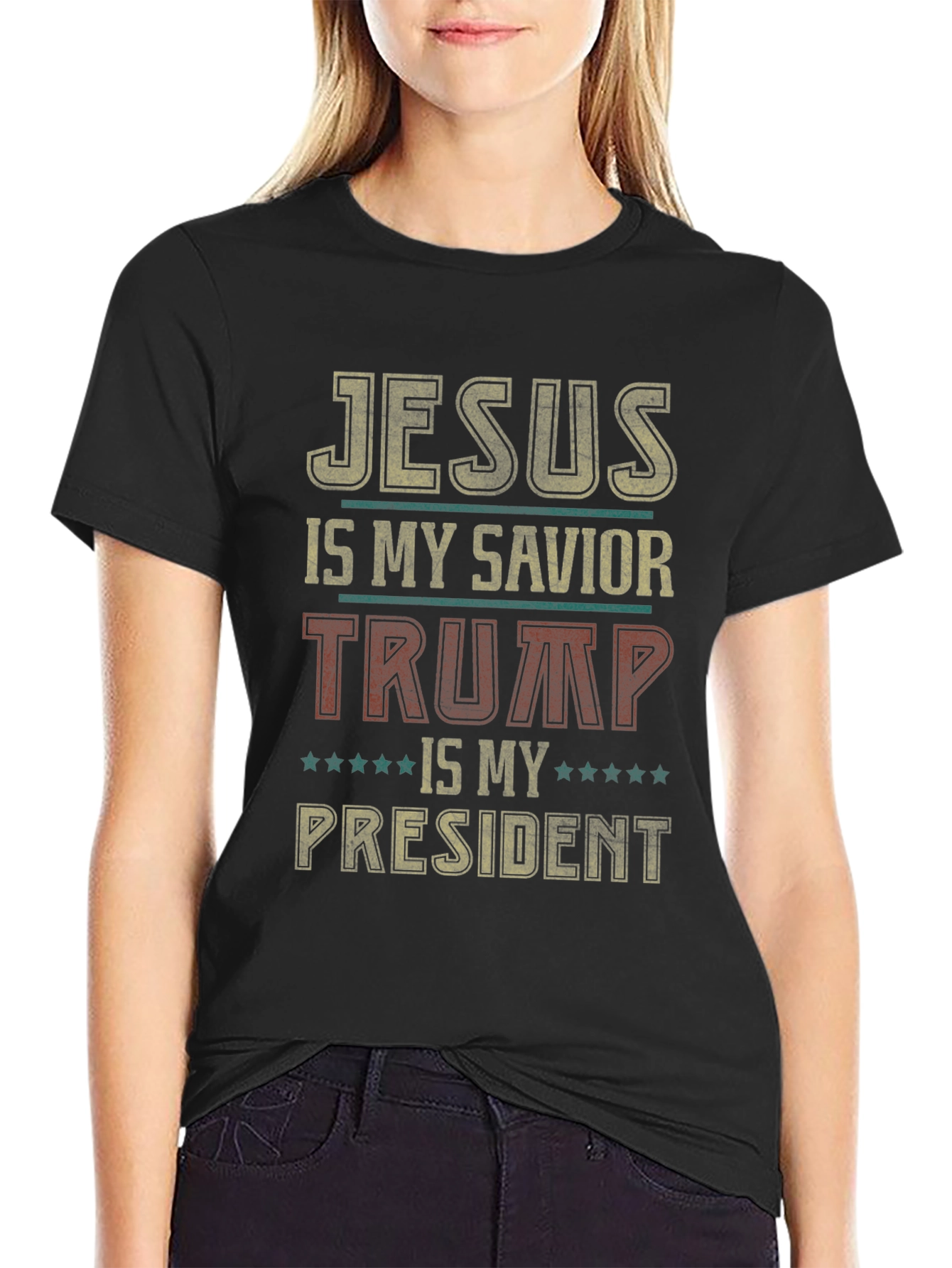 Jesus My Savior Trump My President T-Shirt