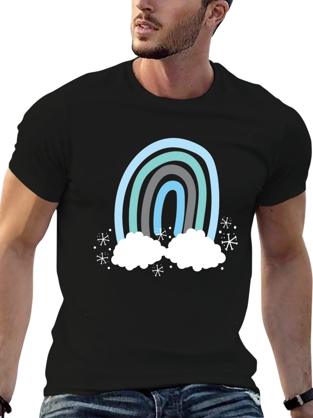 Winter Rainbow Graphic Tee