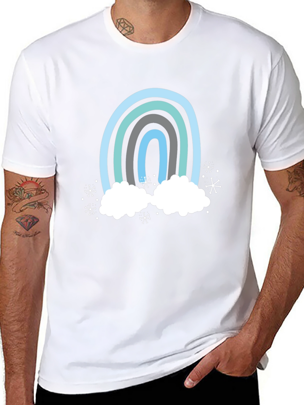 Winter Rainbow Graphic Tee