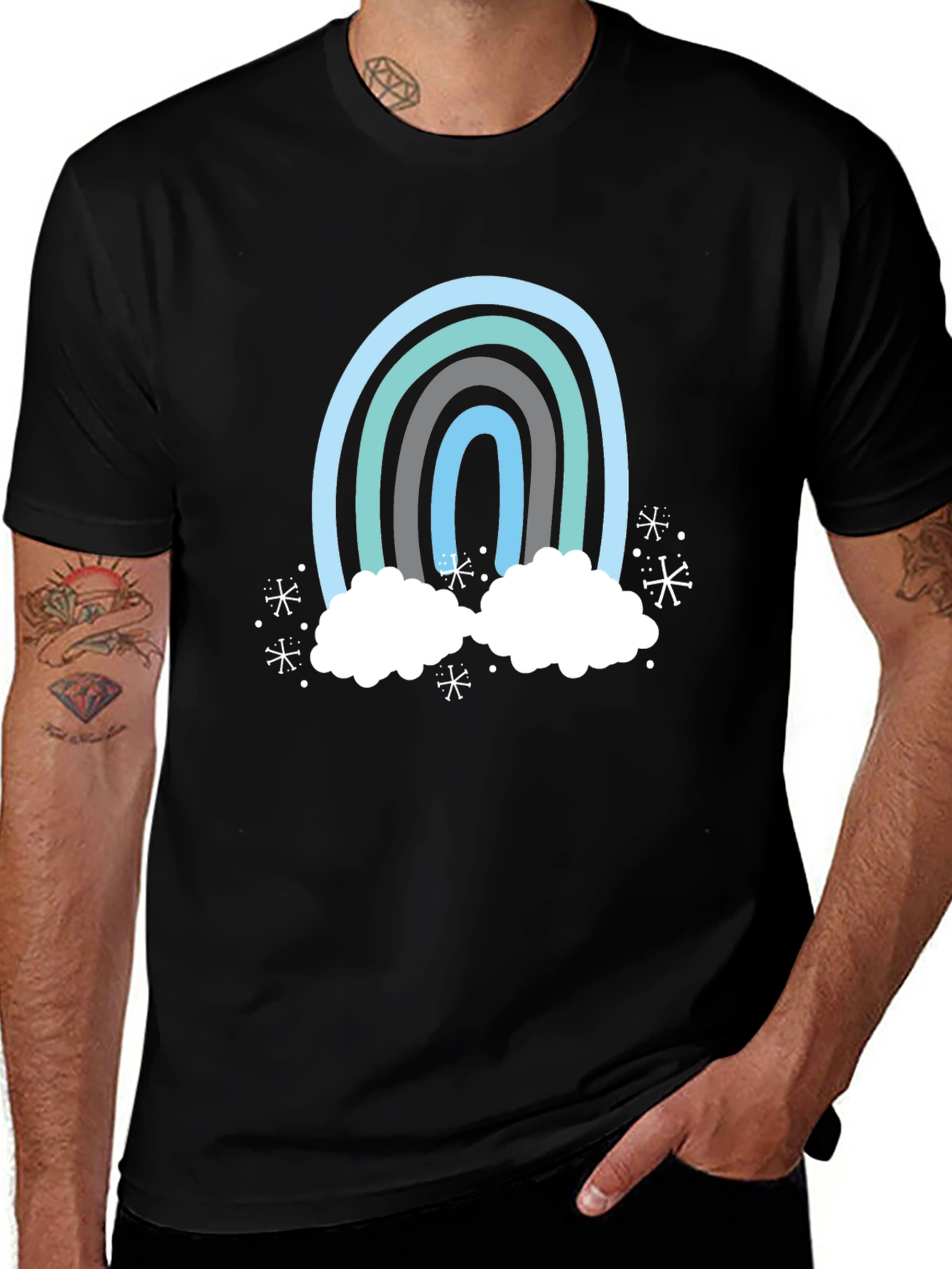 Winter Rainbow Graphic Tee