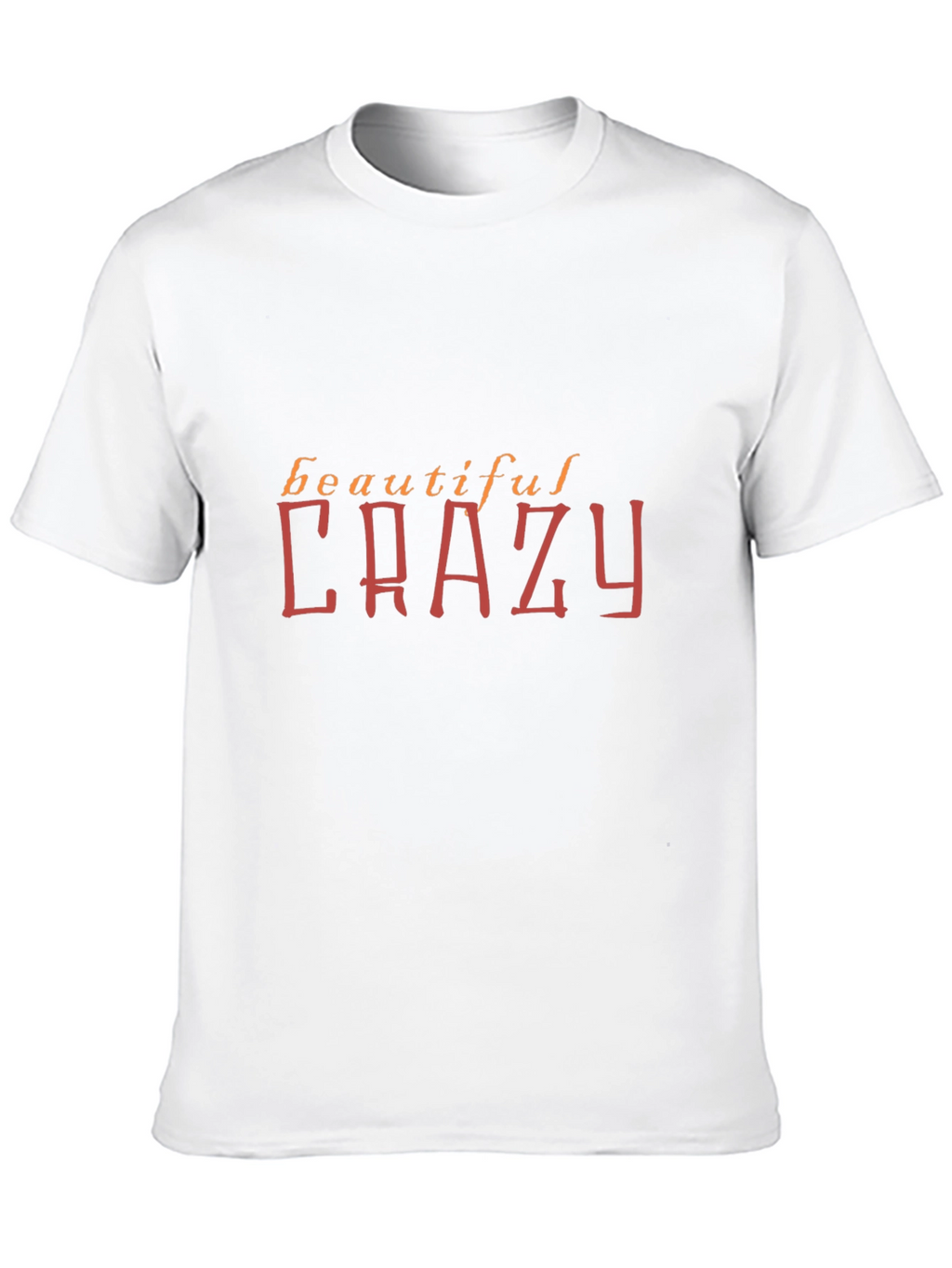 Beautiful Crazy Graphic Tee - Black