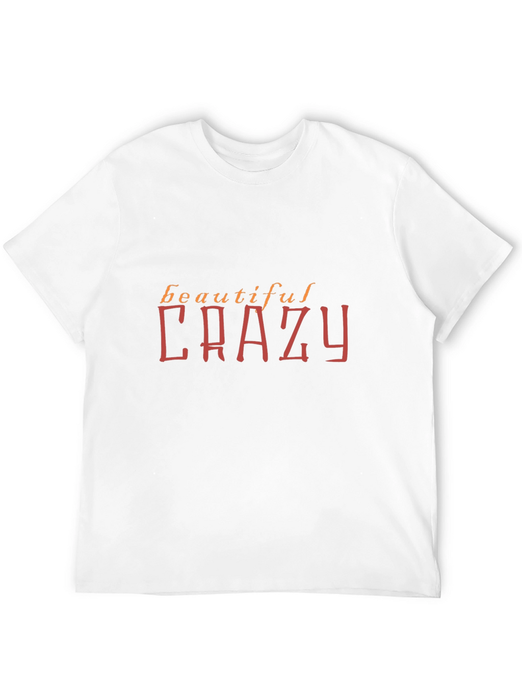 Beautiful Crazy Graphic Tee - Black
