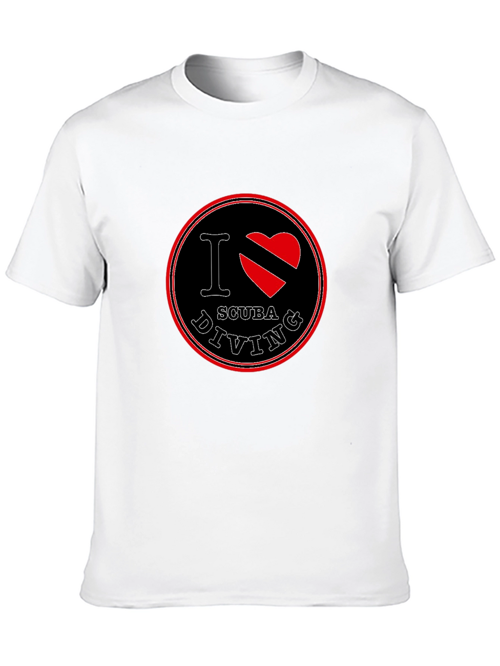 I Love Scuba Diving Black T-Shirt