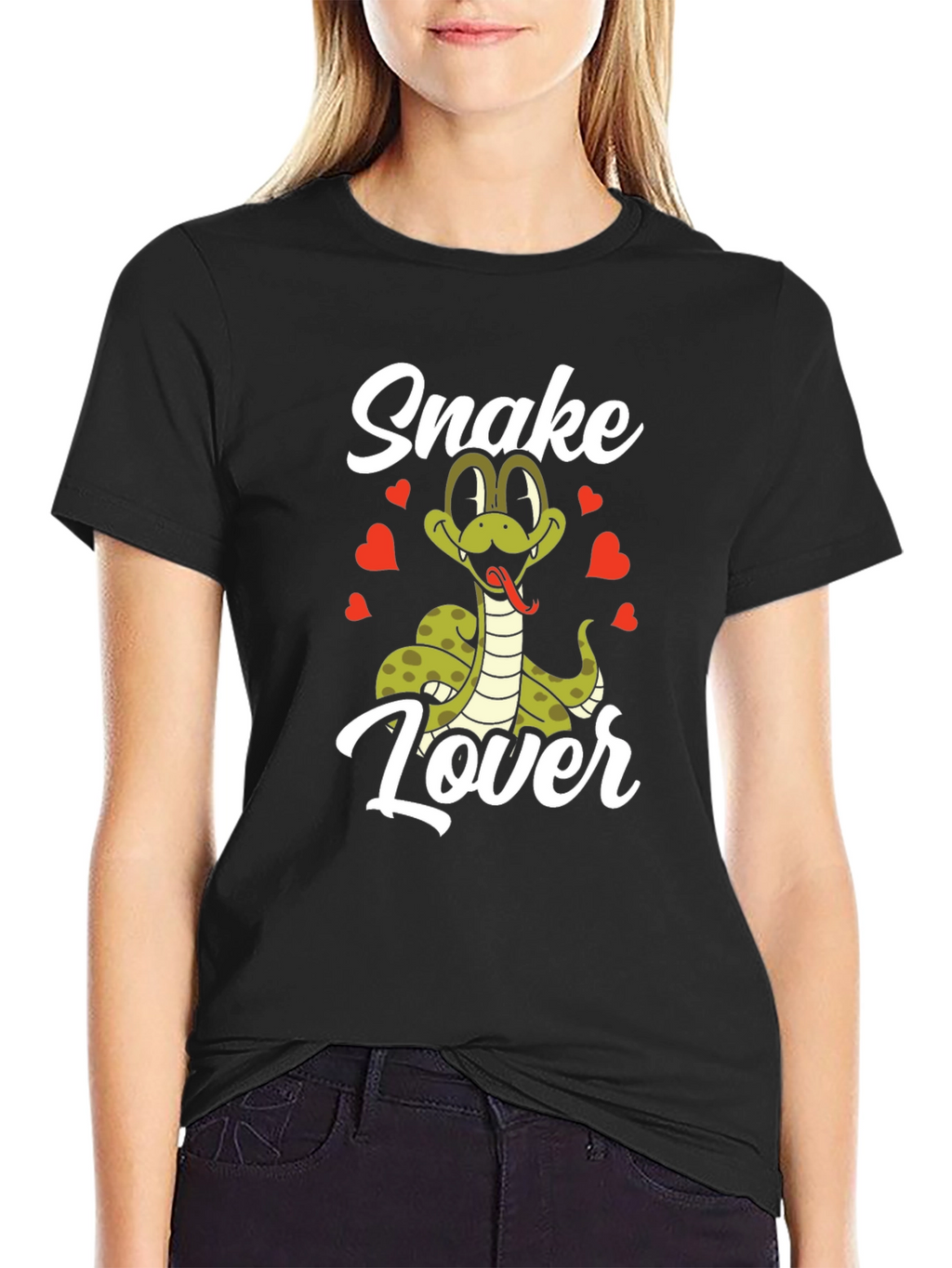 Snake Lover T-Shirt - Cute Cartoon Snake Design