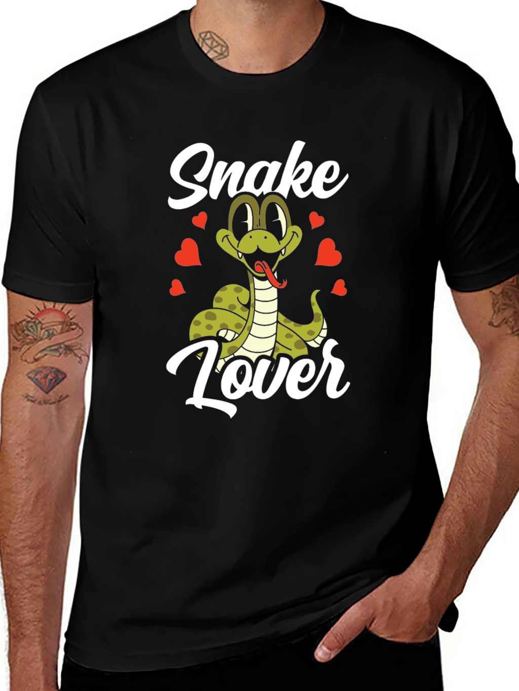 Snake Lover T-Shirt - Cute Cartoon Snake Design