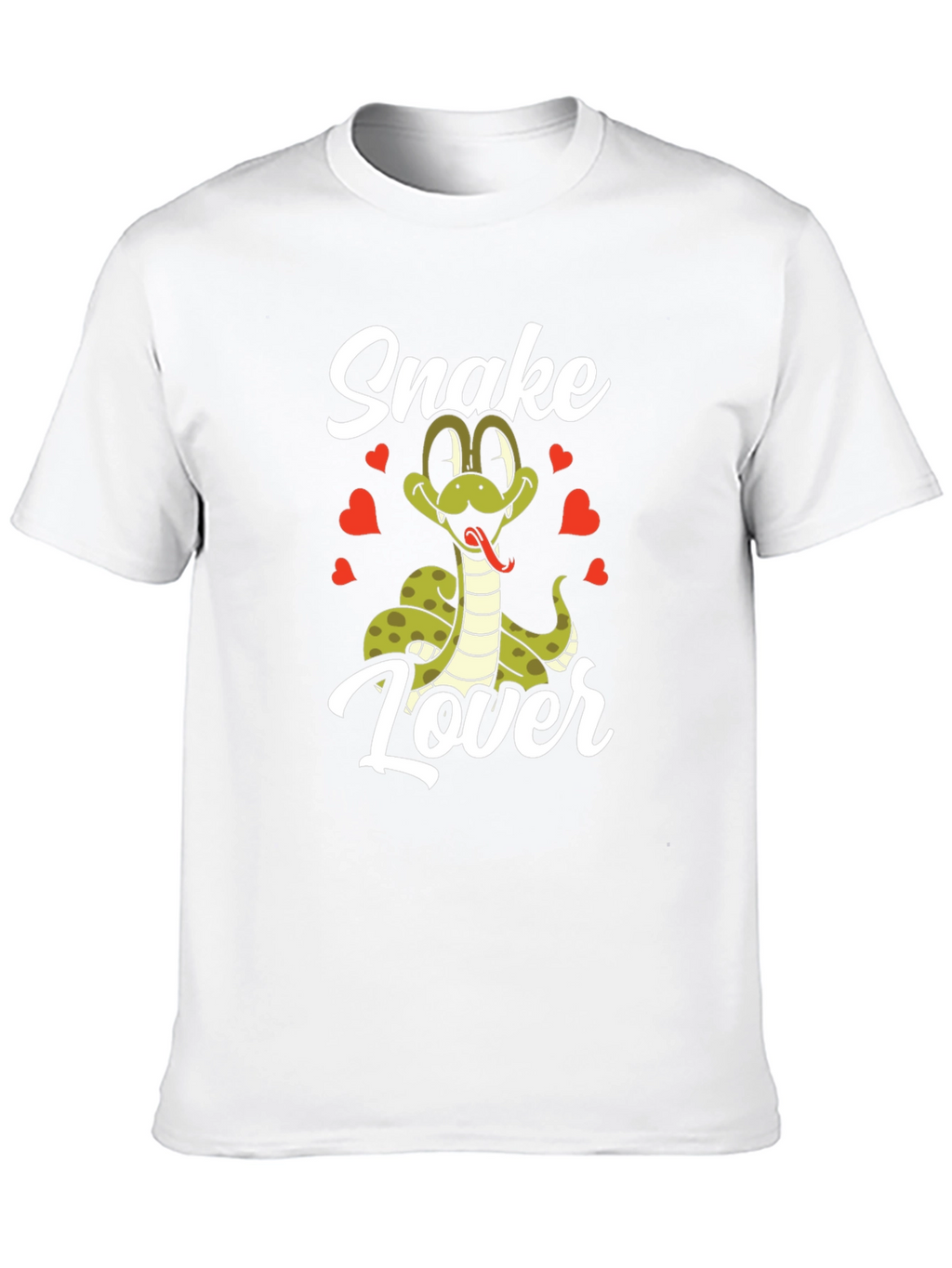 Snake Lover T-Shirt - Cute Cartoon Snake Design