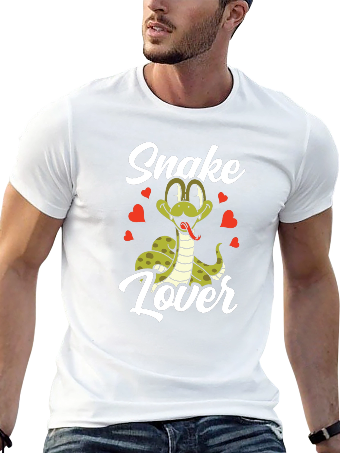 Snake Lover T-Shirt - Cute Cartoon Snake Design