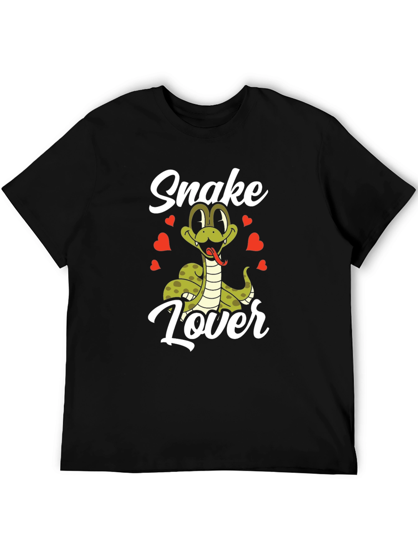 Snake Lover T-Shirt - Cute Cartoon Snake Design