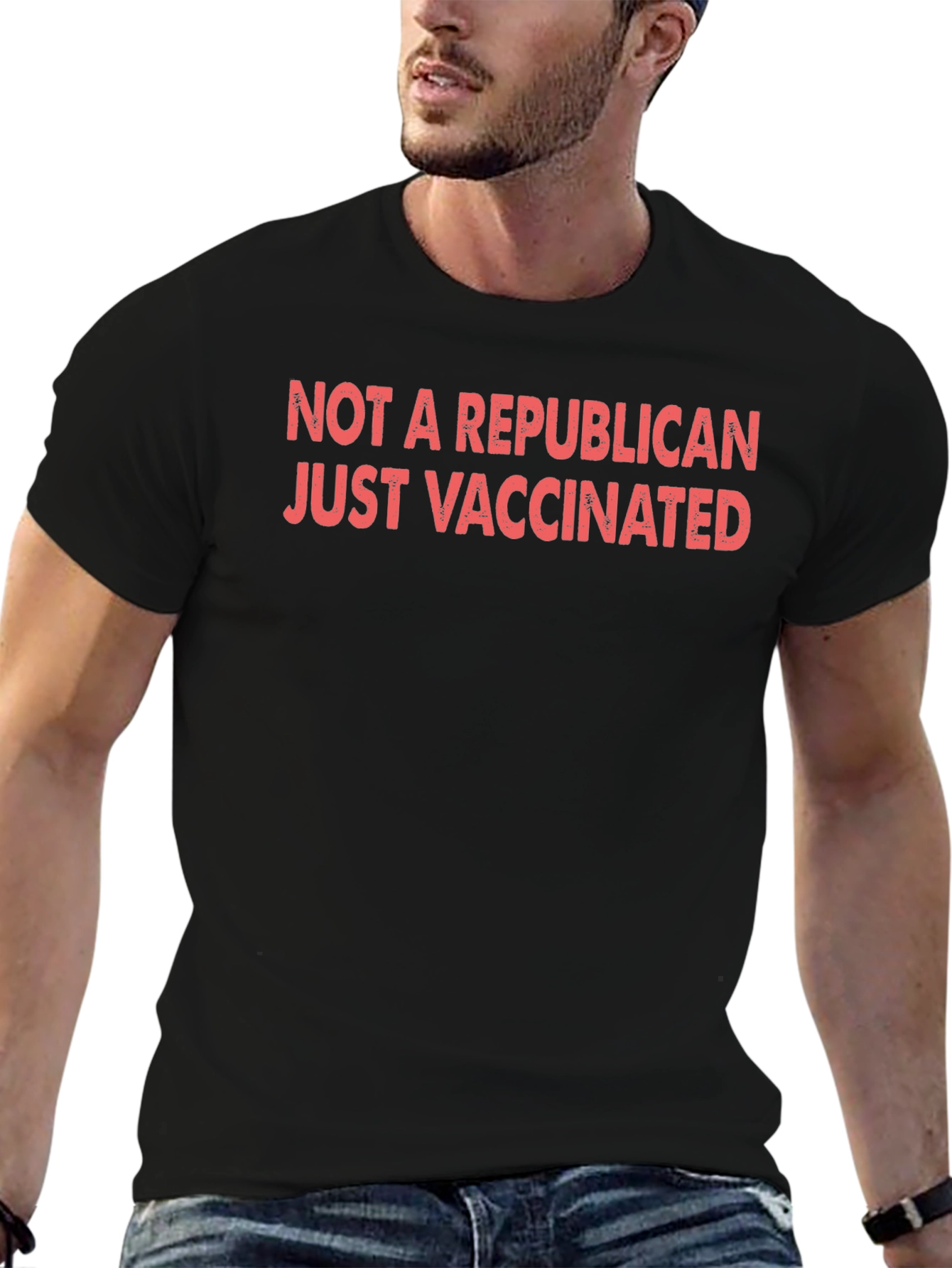 Vaccinated Graphic Tee -  Not a Republican