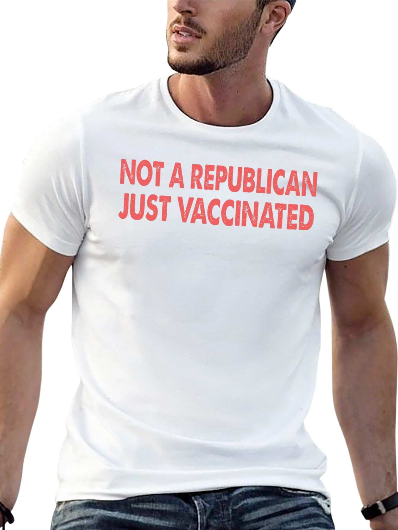 Vaccinated Graphic Tee -  Not a Republican
