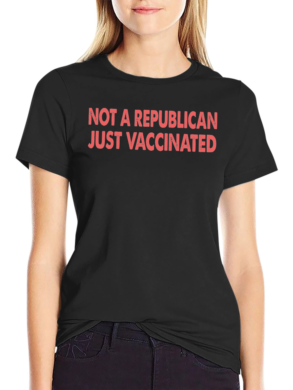 Vaccinated Graphic Tee -  Not a Republican