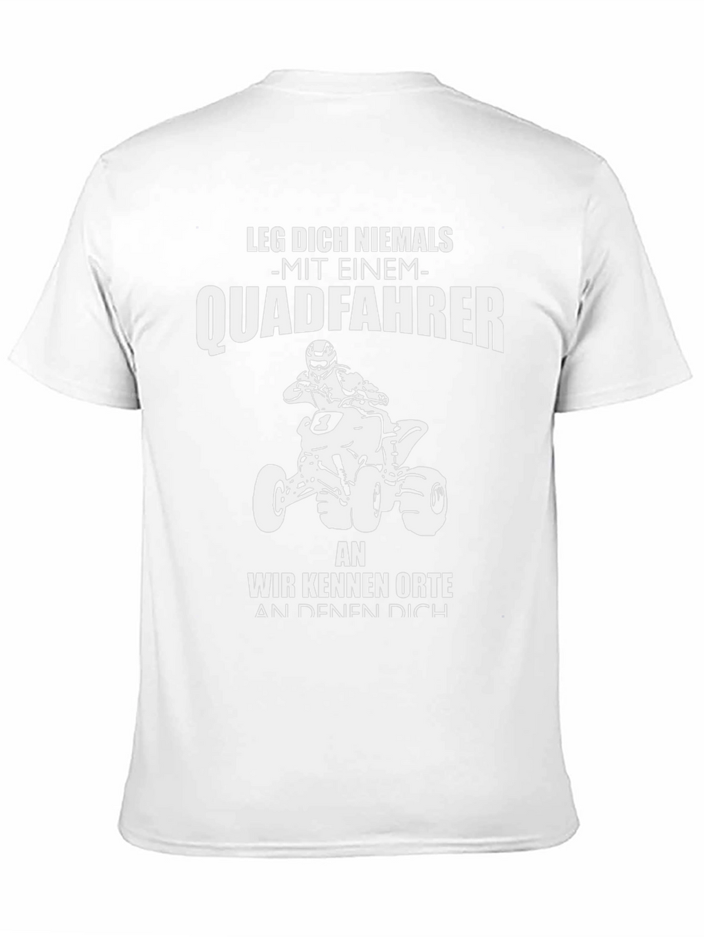 Quadfahrer T-Shirt - Funny German ATV Rider Tee