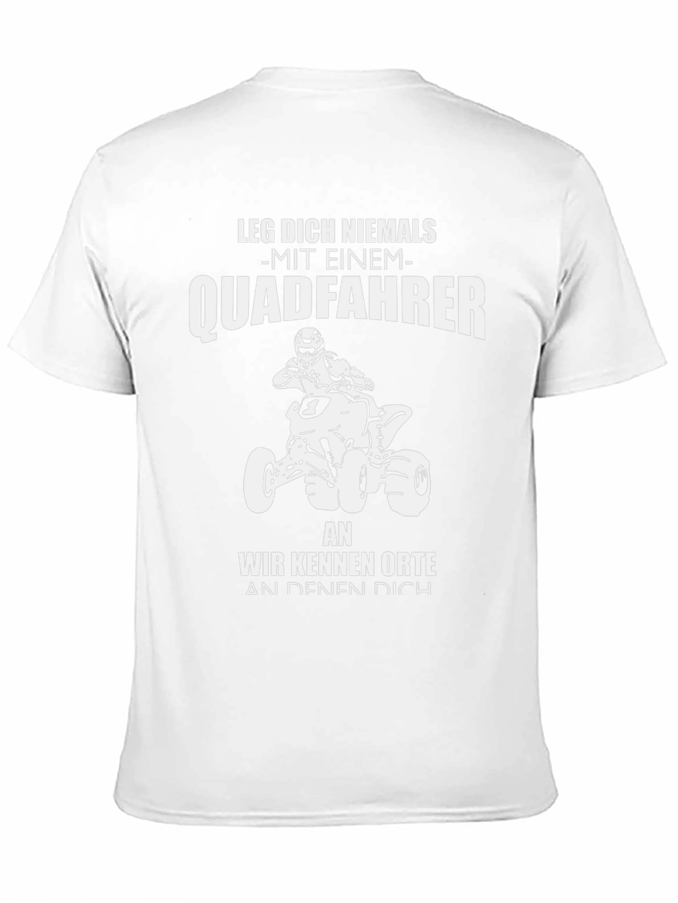 Quadfahrer T-Shirt - Funny German ATV Rider Tee