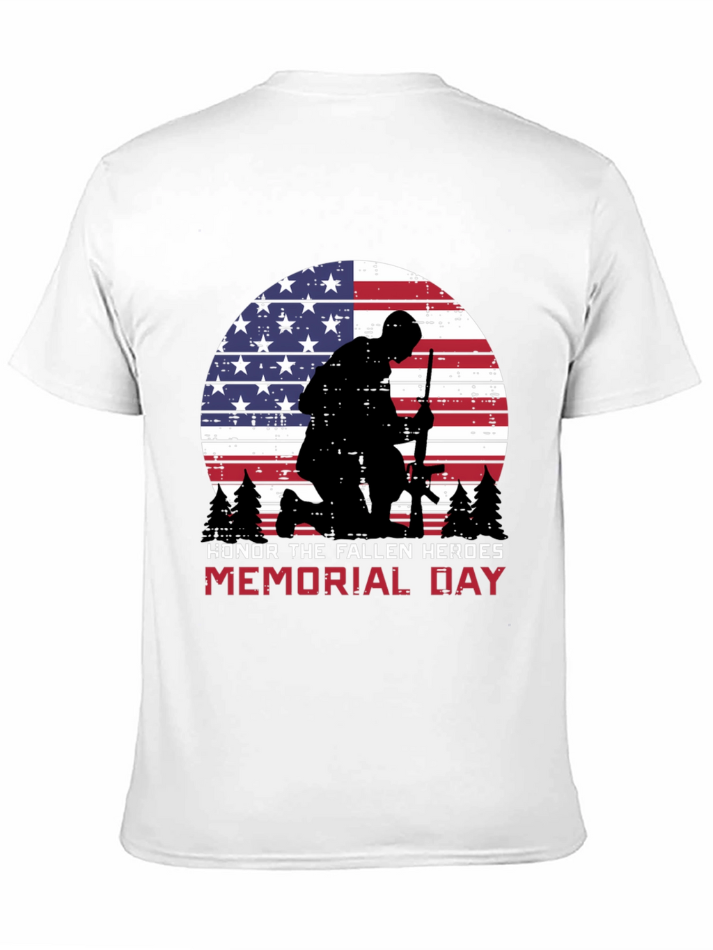 Memorial Day Honor Fallen Heroes Graphic Tee