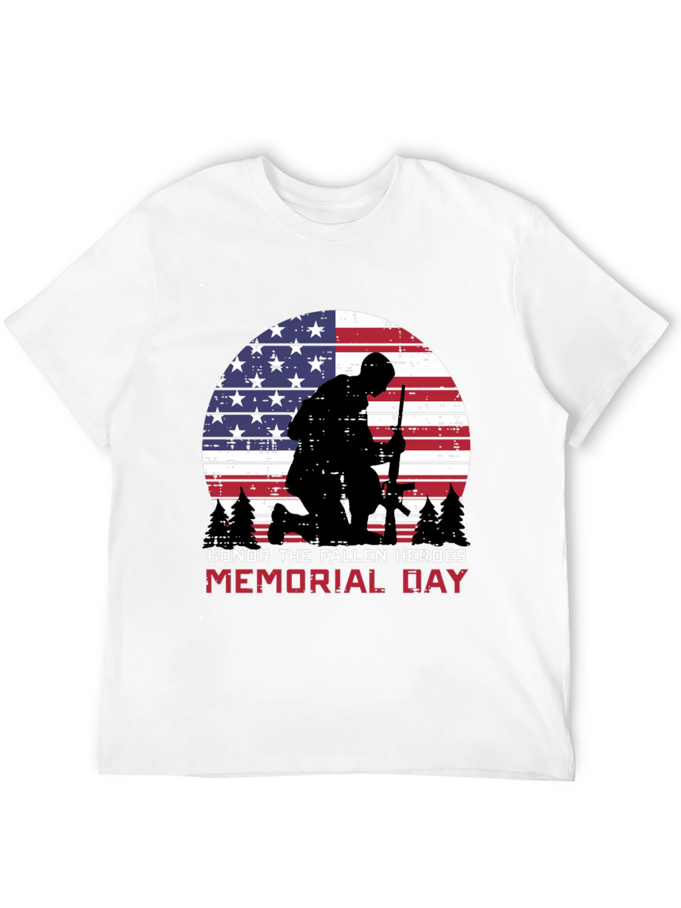 Memorial Day Honor Fallen Heroes Graphic Tee