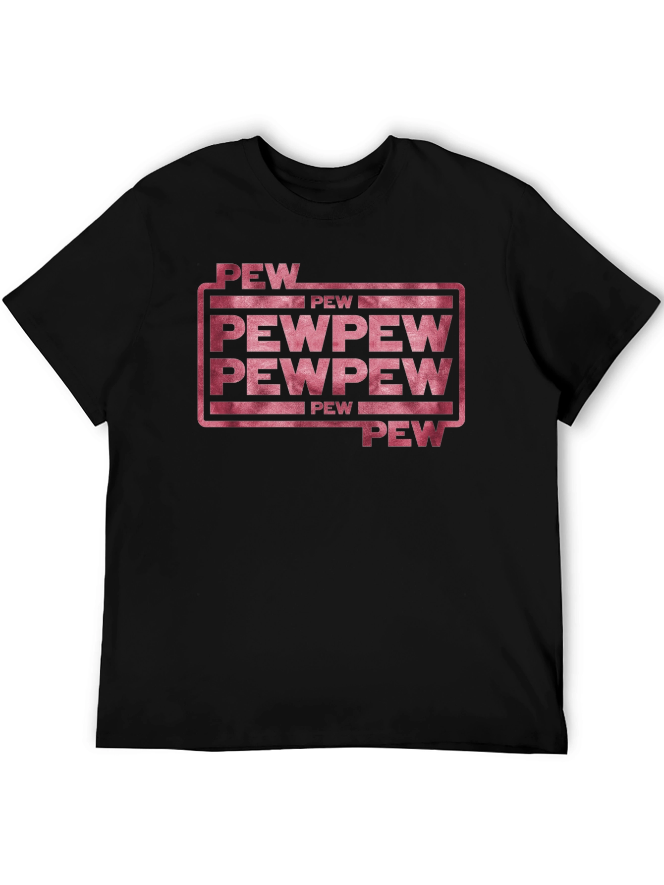 Pew Pew Funny Graphic T-Shirt