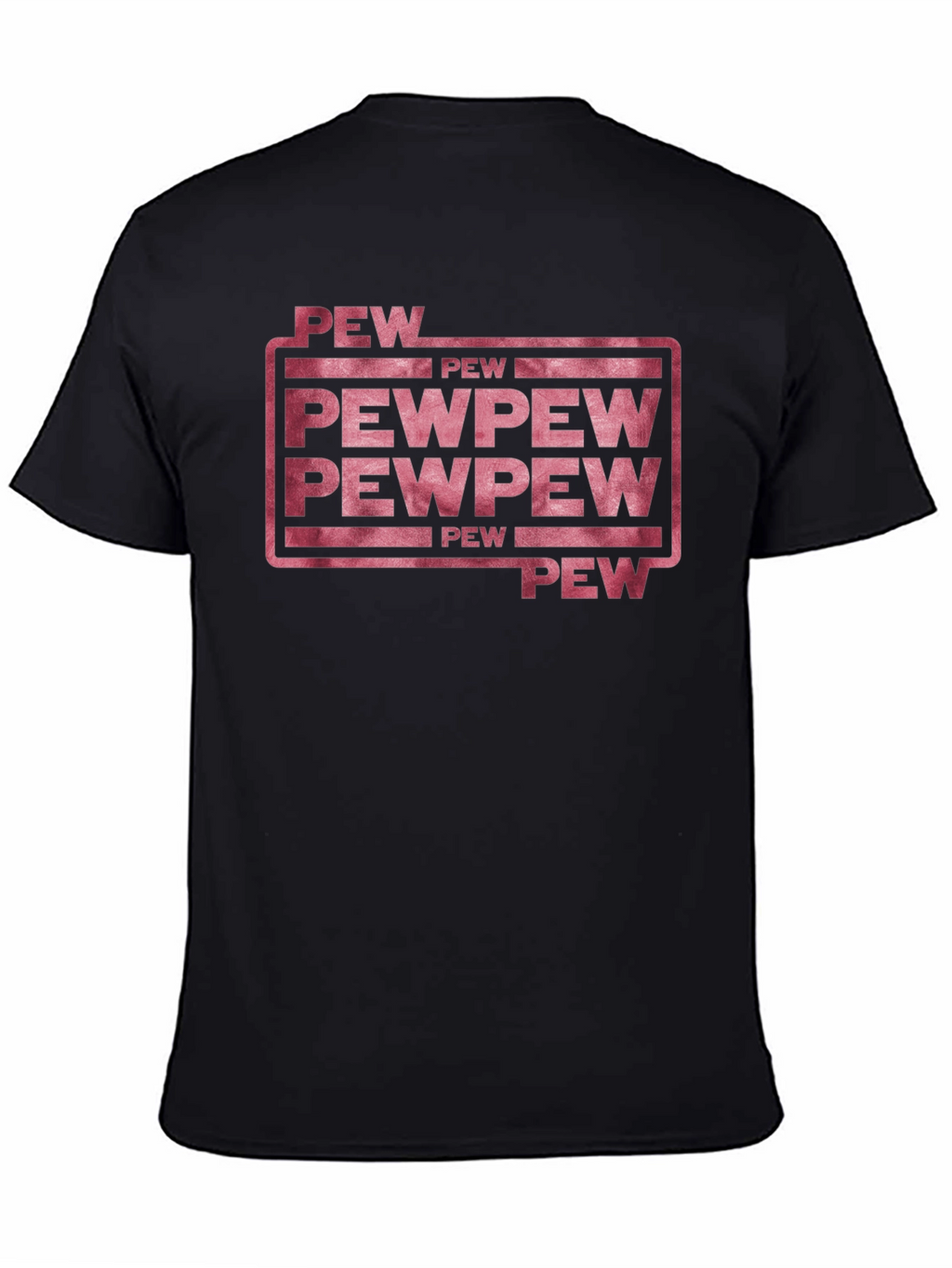Pew Pew Funny Graphic T-Shirt