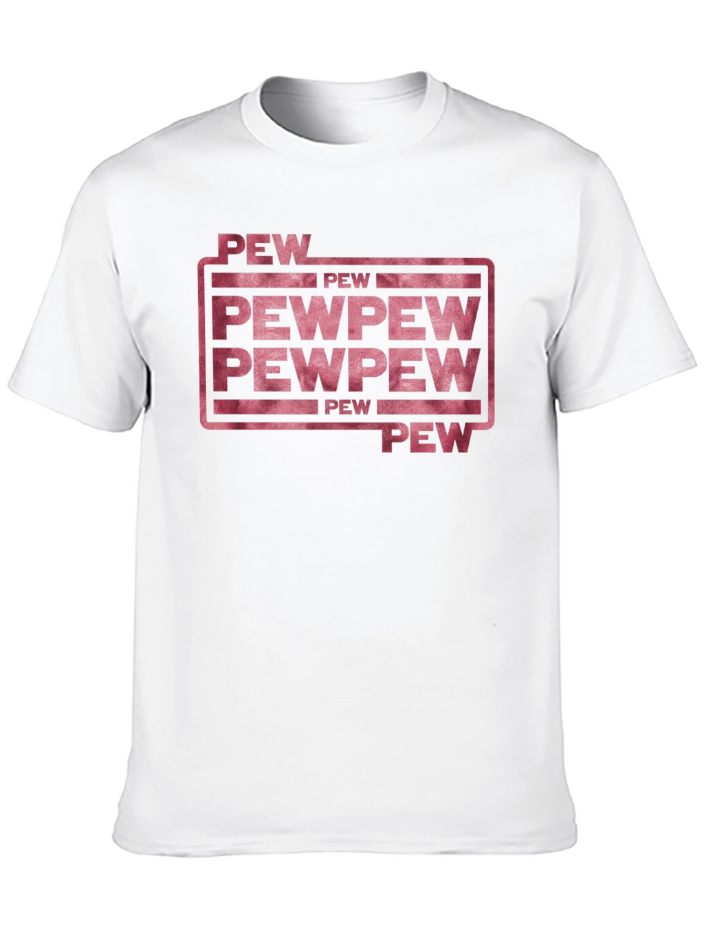 Pew Pew Funny Graphic T-Shirt