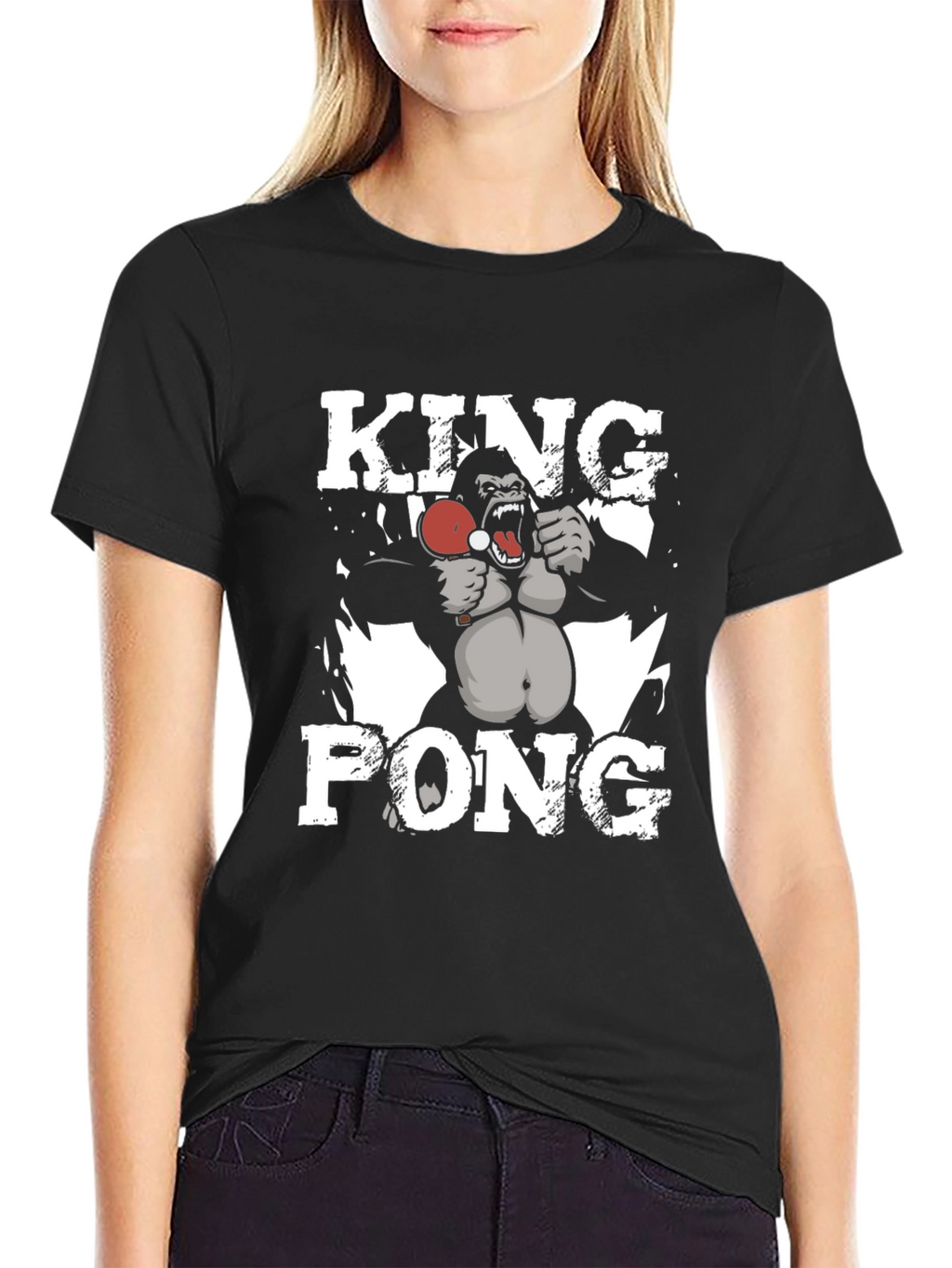 King Pong Gorilla Graphic T-Shirt