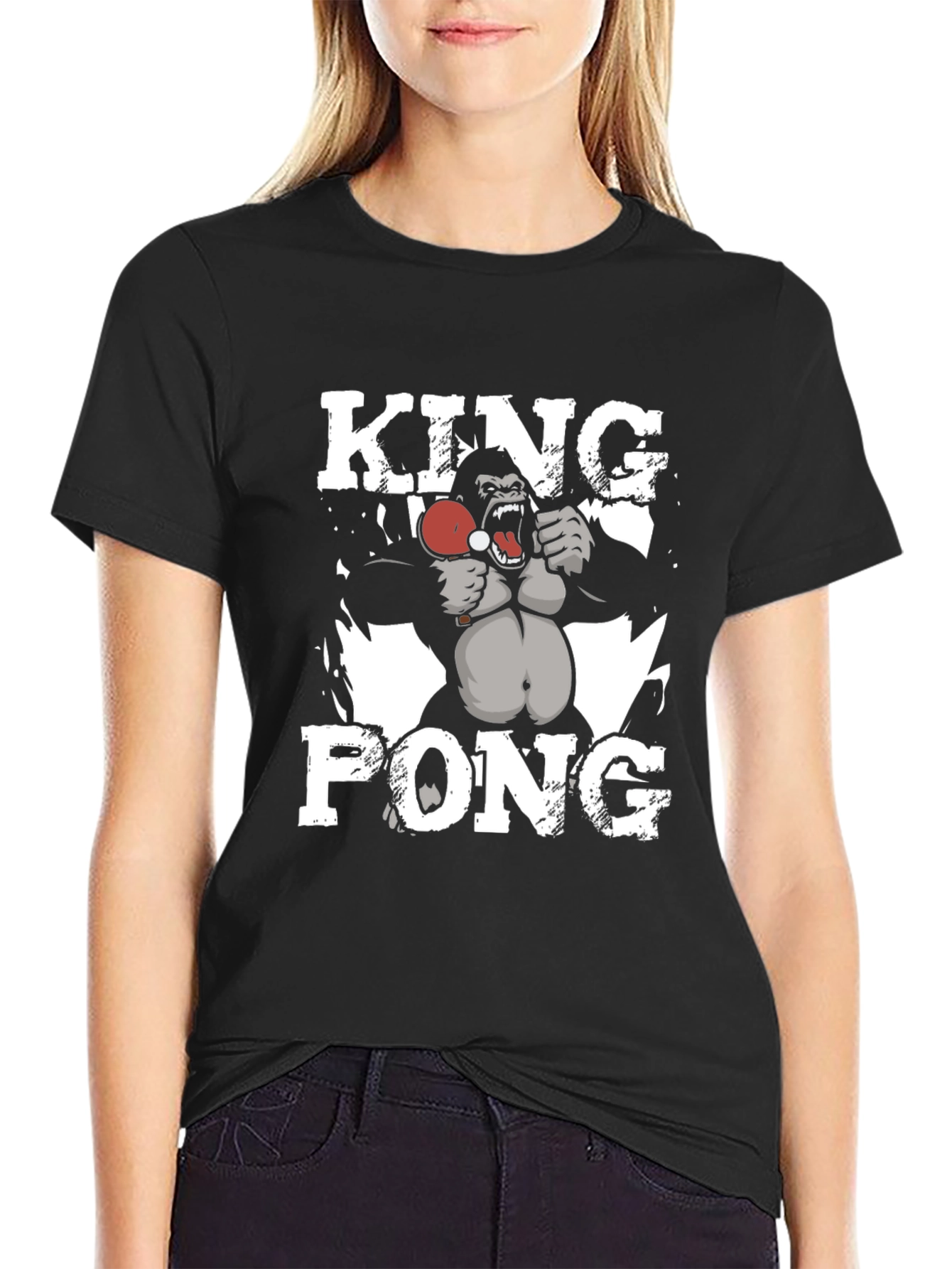 King Pong Gorilla Graphic T-Shirt