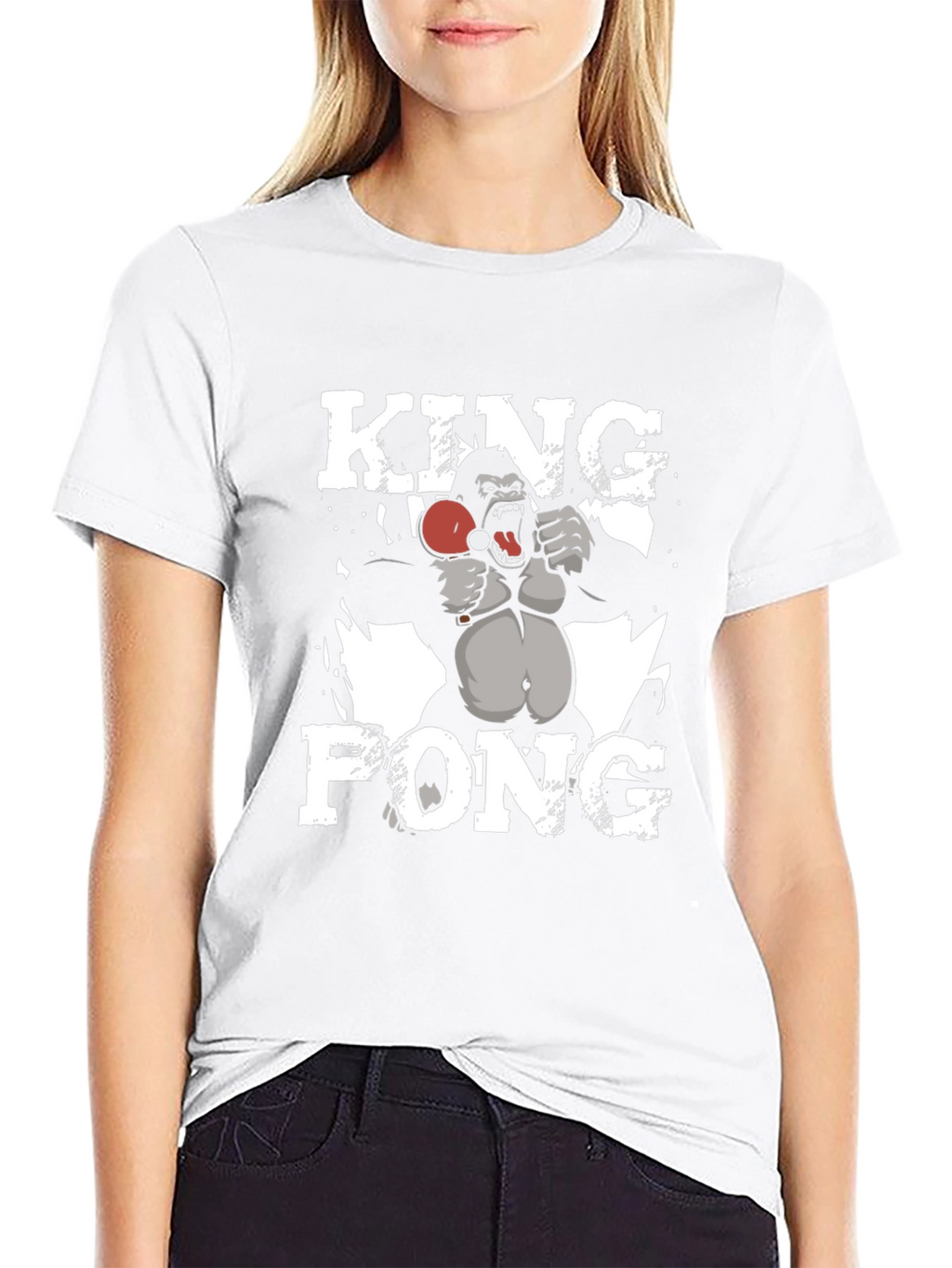 King Pong Gorilla Graphic T-Shirt